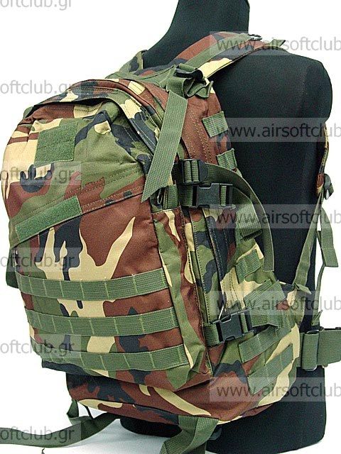 Molle Utility Backpack (WOODLAND)